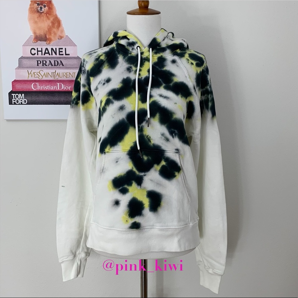 Hudson Tie Dye Shrunken Cotton Hoodie